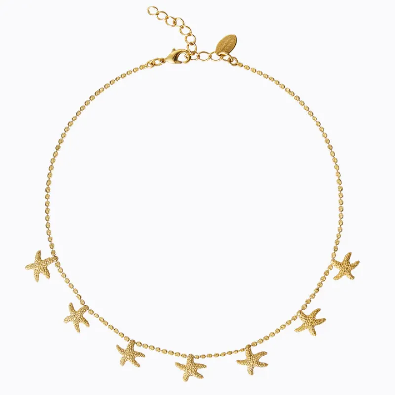 Caroline Svedbom Sea Star Choker Halsband (Gold)