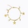 Caroline Svedbom Armband Caroline Svedbom Sea Star Kedja Armband / Pearl (Guld)