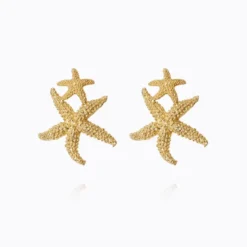 Caroline Svedbom Sea Star Twin Örhängen (Guld)
