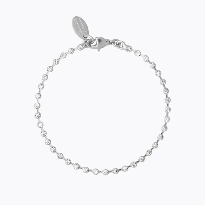 Caroline Svedbom Armband Caroline Svedbom Siri Armband Rhodium / Crystal