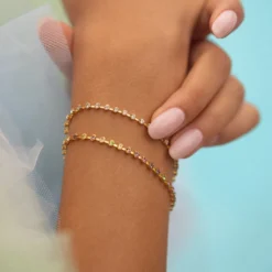 Caroline Svedbom Armband Caroline Svedbom Siri Armband Guld / Crystal