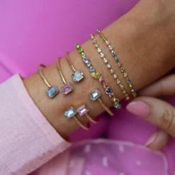 Caroline Svedbom Armband Caroline Svedbom Siri Armband Guld / Crystal
