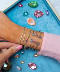 Caroline Svedbom Armband Caroline Svedbom Siri Armband Guld / Crystal