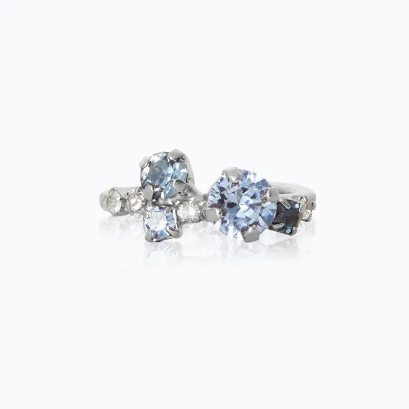 Caroline Svedbom Ringar Caroline Svedbom Stardust Ring / Blue Combo (Rhodium)