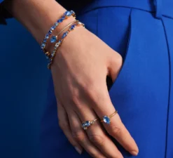 Caroline Svedbom Ringar Caroline Svedbom Stardust Ring / Blue Combo (Rhodium)