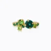 Caroline Svedbom Stardust Ring / Green Combo (Gold)