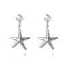 Caroline Svedbom Starfish Örhängen Rhodium Crystal