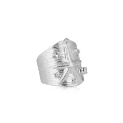 Caroline Svedbom Starfish Ring Rhodium / Crystal
