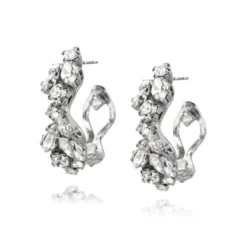 Caroline Svedbom Stella Örhängen / Crystal (Rhodium)