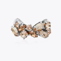 Caroline Svedbom Stella Ring / Silk Combo (Rhodium)