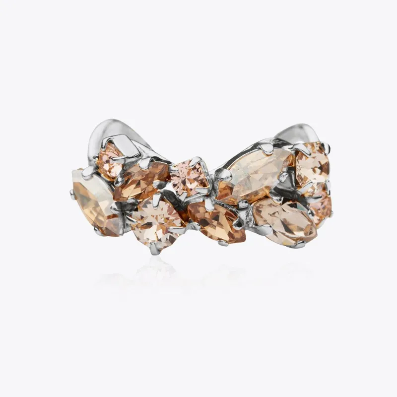 Caroline Svedbom Stella Ring / Silk Combo (Rhodium)