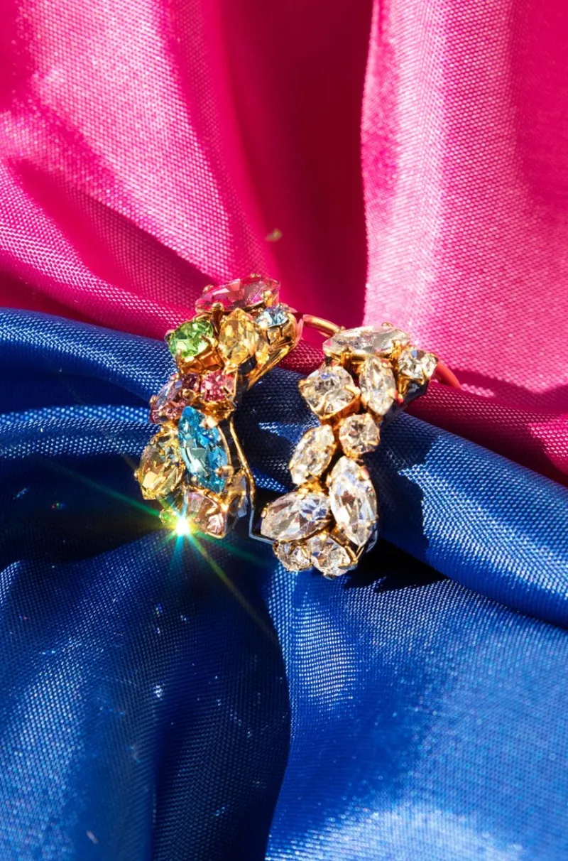Caroline Svedbom Stella Ring / Rainbow Combo (Rhodium)