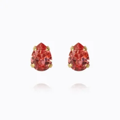 Caroline Svedbom Superpetite Drop Örhängen / Rose Peach (Guld)