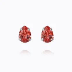 Caroline Svedbom Superpetite Drop Örhängen / Rose Peach (Rhodium)
