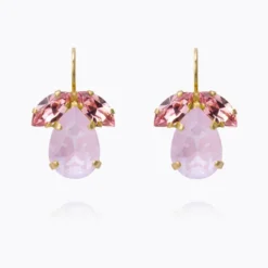 Caroline Svedbom Timo Örhängen / Soft Pink Combo (Guld)