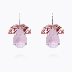 Caroline Svedbom Timo Örhängen / Soft Pink Combo (Rhodium)