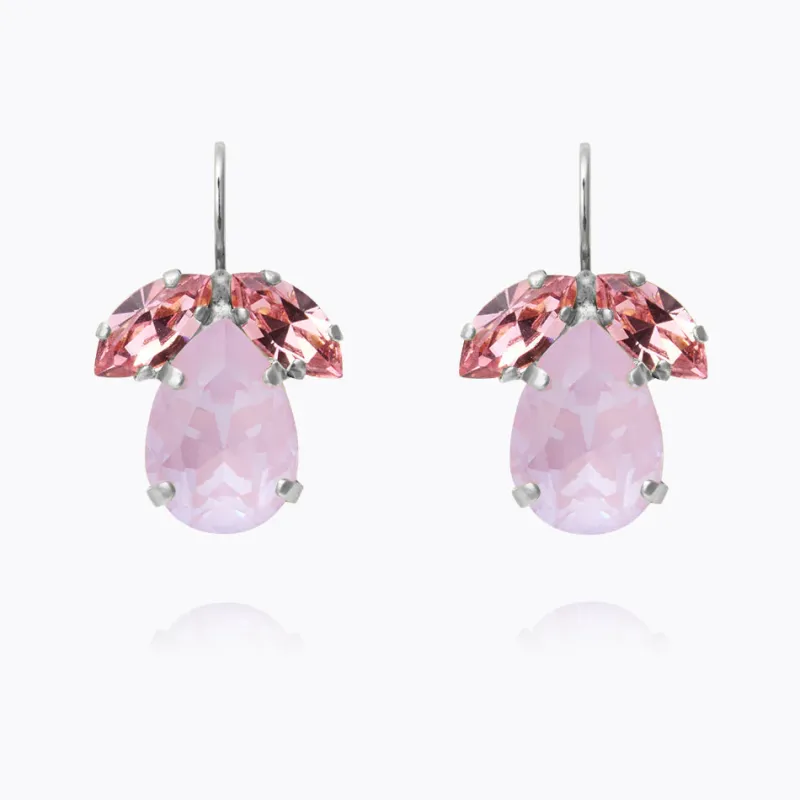 Caroline Svedbom Timo Örhängen / Soft Pink Combo (Rhodium)