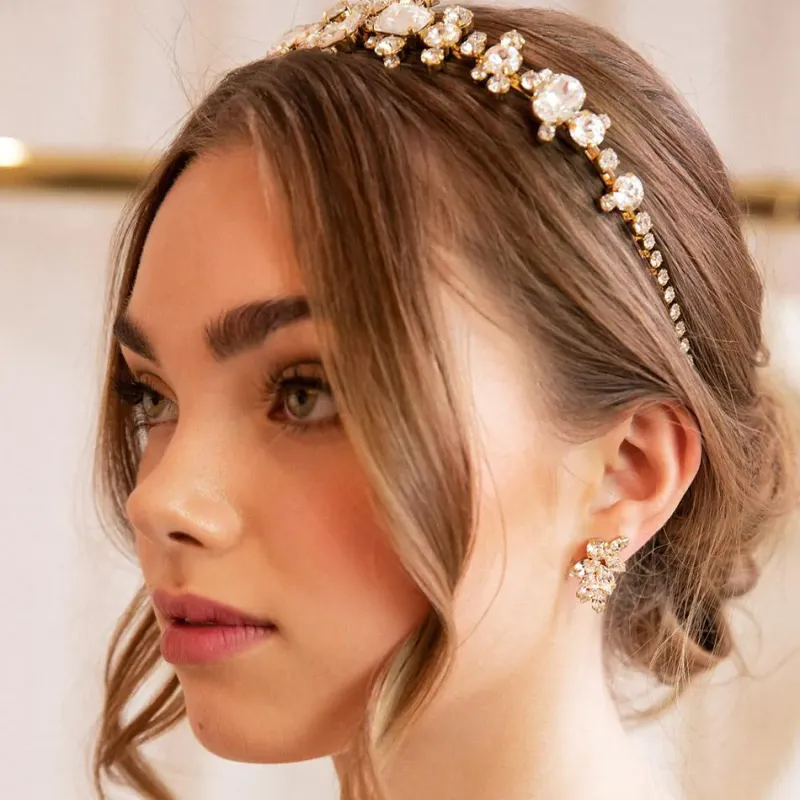 Caroline Svedbom When I Look At You Tiara / Crystal (Guld)
