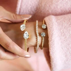 Caroline Svedbom Armband Caroline Svedbom Zara Armband Guld / Crystal