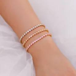 Caroline Svedbom Armband Caroline Svedbom Zara Armband/ Golden Shadow (Rhodium)