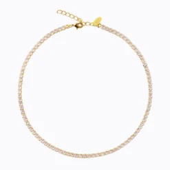 Caroline Svedbom Halsband Caroline Svedbom Zara Halsband / Crystal (Guld)