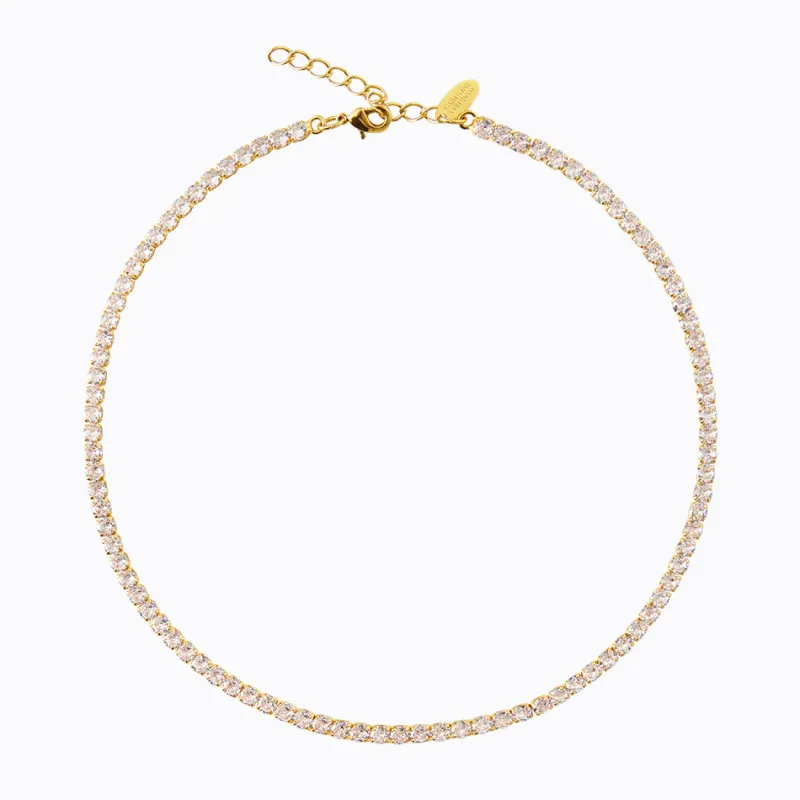 Caroline Svedbom Halsband Caroline Svedbom Zara Halsband / Crystal (Guld)
