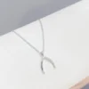 KAMPANJ Celine Estelle Elegant Silverhalsband med CZ 42+5 cm