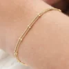 Celine Estelle Guldarmband med 18K förgyllning 15+5 cm