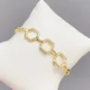 Celine Estelle Guldarmband med 14K förgyllning med cubic zirconia stenar