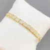 Celine Estelle Guldarmband med 18K förgyllning och cubic zirconia stenar- Reglerbart