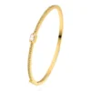 Celine Estelle Guldarmring med 18K förgyllning med cubic zirconia