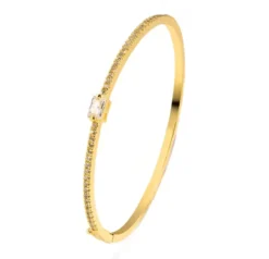 Celine Estelle Guldarmring med 18K förgyllning med cubic zirconia