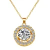 KAMPANJ Celine Estelle Guldhalsband med 18K och CZ 40+5 cm