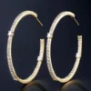 Celine Estelle Guldörhängen med 14K förgyllning med CZ