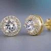 Celine Estelle Guld Studs 18K förgyllning med CZ – CEEG096
