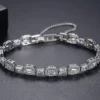 KAMPANJ Celine Estelle Silverarmband med cubic zirconia 17+5 cm