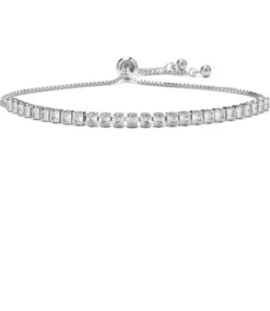 Celine Estelle Silverarmband med CZ Justerbar 4 mm