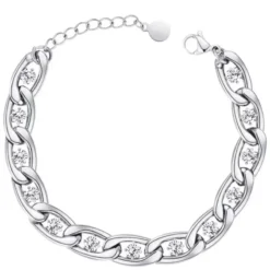 Celine Estelle Silverarmband med CZ 16+3 cm