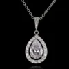 KAMPANJ Celine Estelle Silverhalsband med Vitguld och CZ 40+8 cm