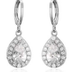 KAMPANJ Celine Estelle Silverörhängen med cubic zirconia