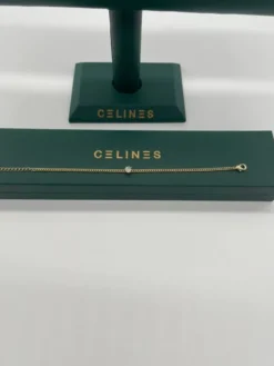 Celine Estelle Tunt Guldarmband med CZ