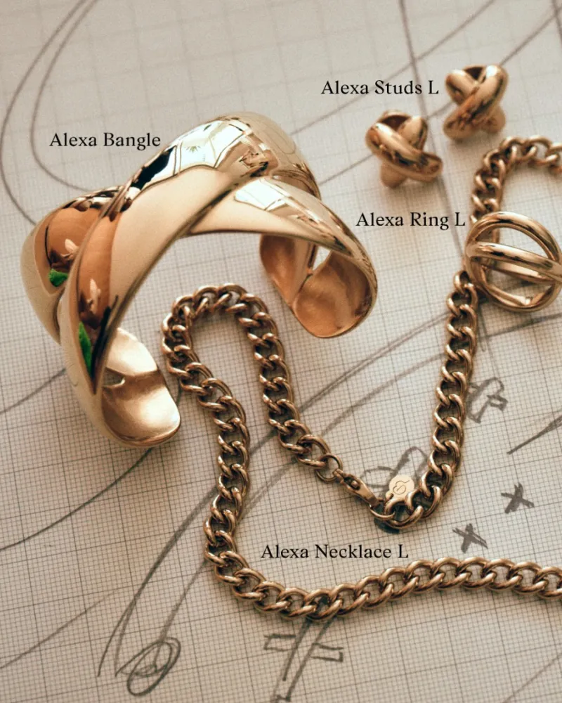 Edblad Alexa Studs L – Guld