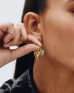 Edblad Amore Hoops S – Guld