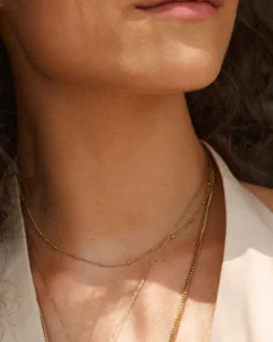 Edblad Beaded Kedje Halsband Guld