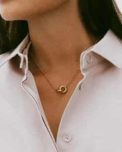 Edblad Chunky Eternal Halsband Guld