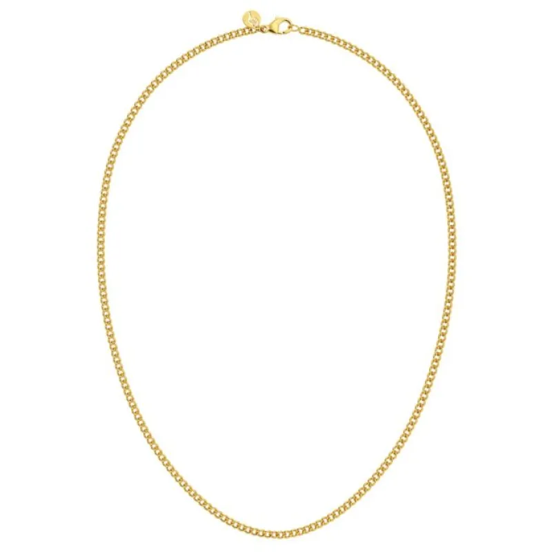 Edblad Curb Chain Bred Guld 45 cm – 127412
