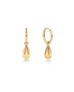 Edblad Drop Mini Hoops – Guld