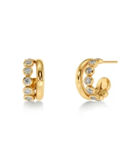 Edblad Grace Hoops S – Guld