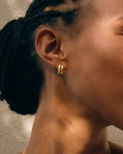Edblad Grace Hoops S – Guld