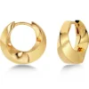Edblad Helix Hoops L – Guld